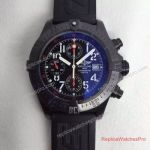 The Highest Quality Swiss 7750 Copy Breitling Super Avenger Chronograph Black Wrist Watch